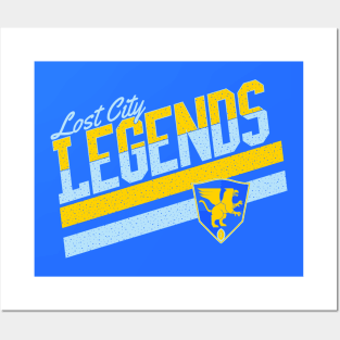 Lost City Legends Double Stripe Posters and Art